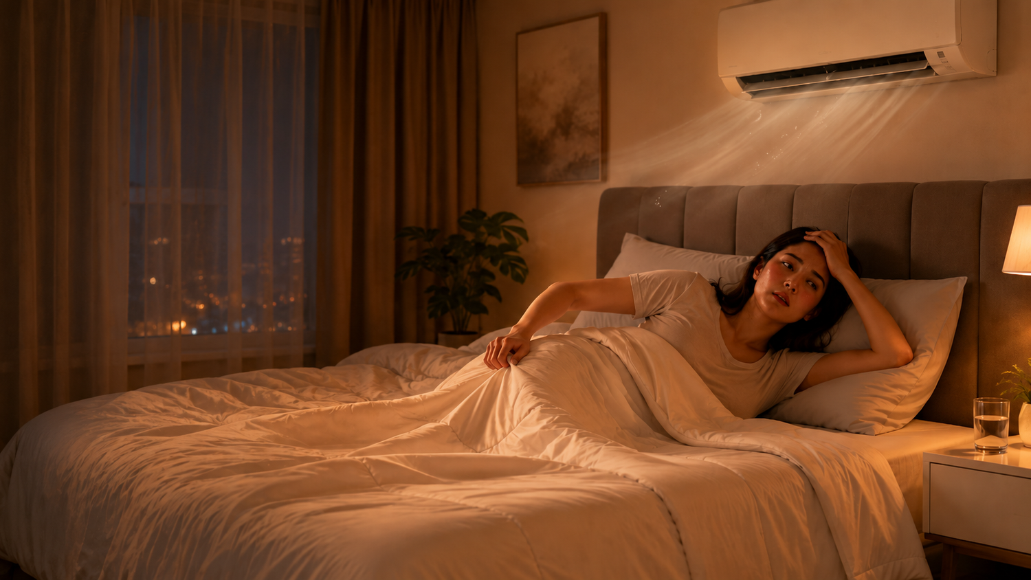 Why Do I Sleep Hot Even With AC On?