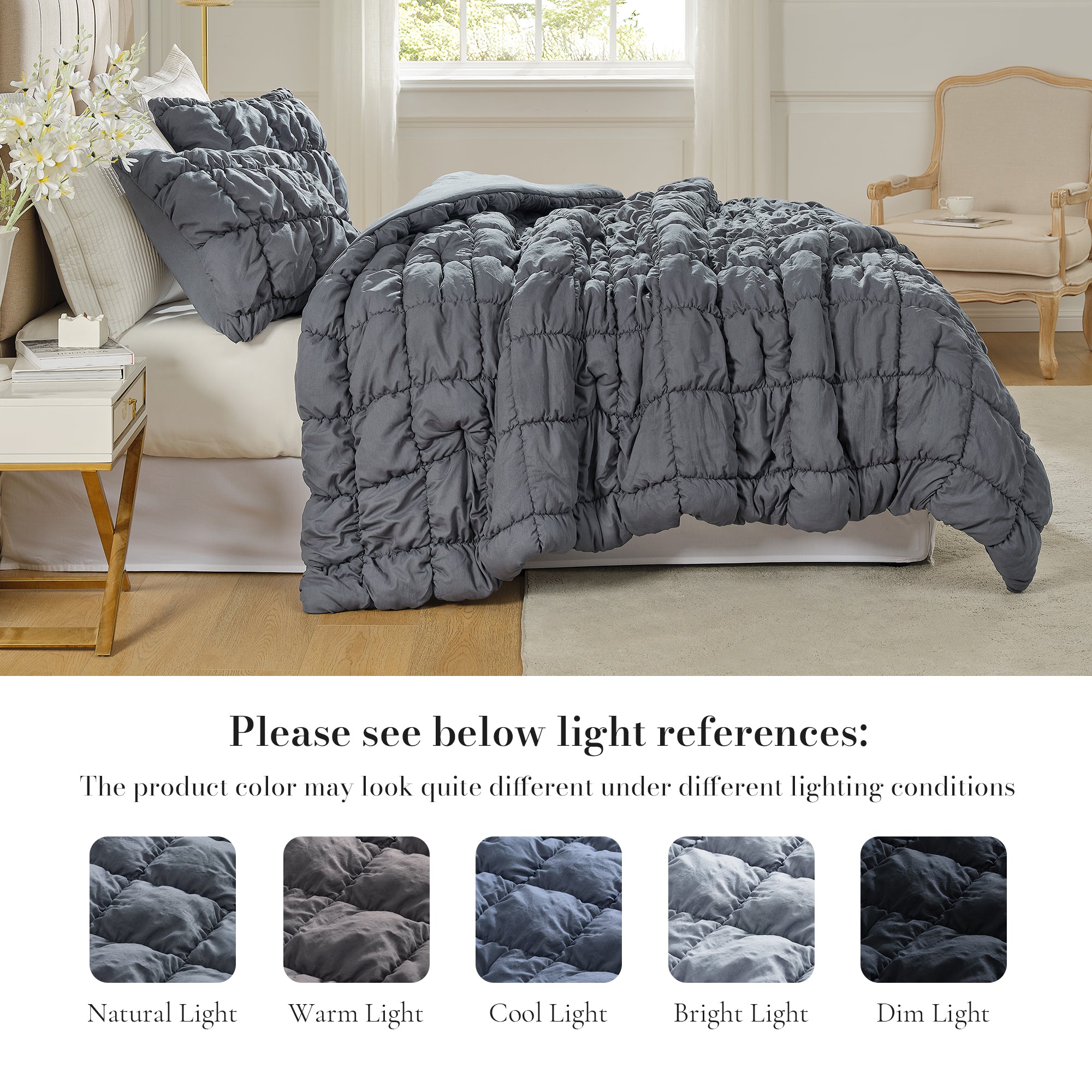 Cozy Bliss X Amélie Home Bubble Comforter Set