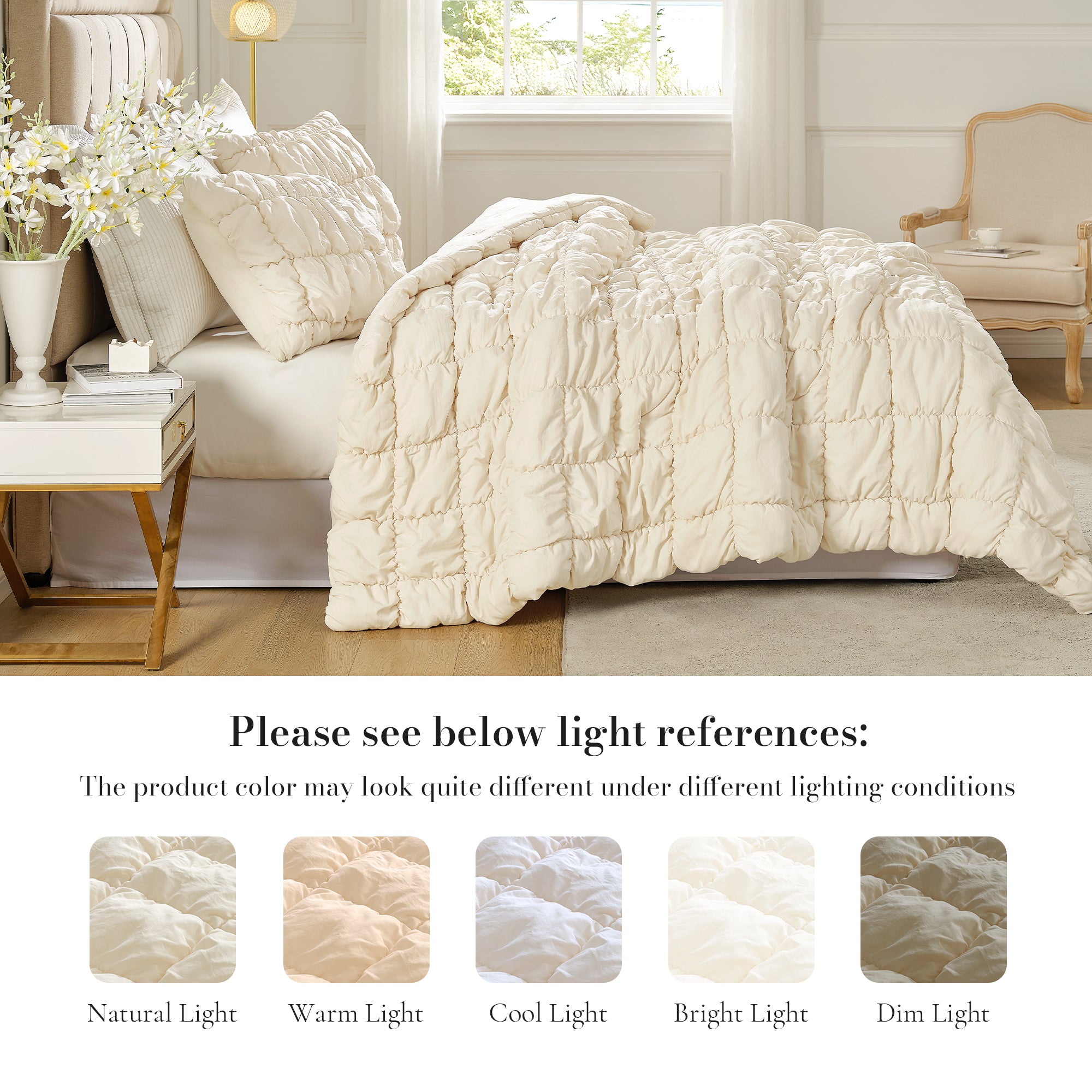 Cozy Bliss X Amélie Home Bubble Comforter Set