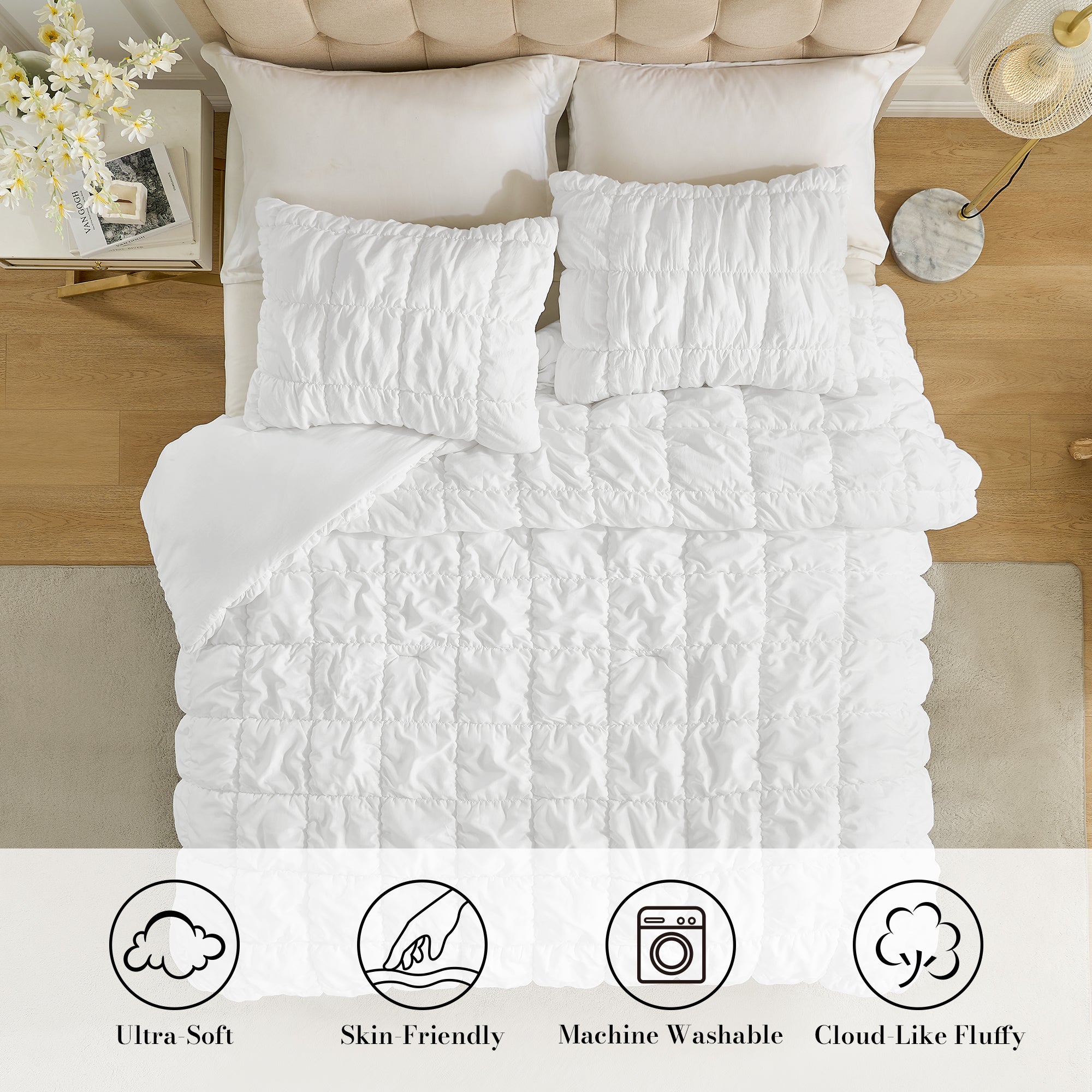 Cozy Bliss X Amélie Home Bubble Comforter Set