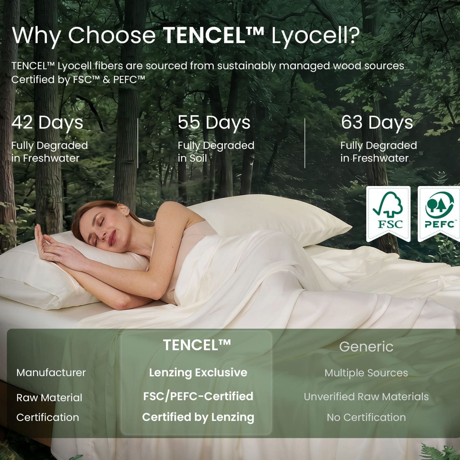 Tencel™ Eco-friendly Silky Sheet Set
