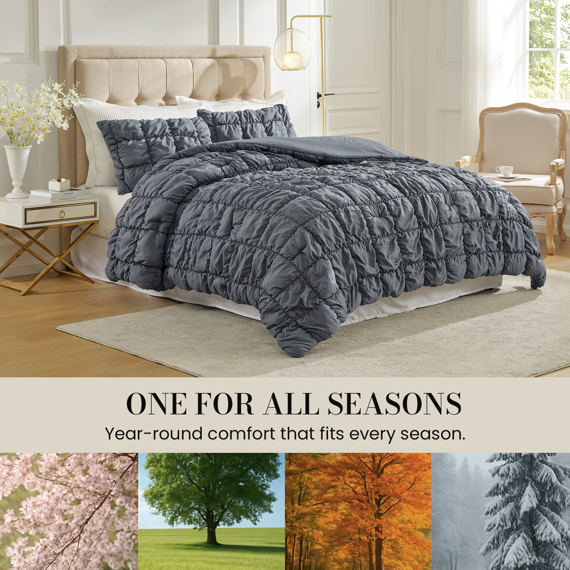 Cozy Bliss X Amélie Home Bubble Comforter Set