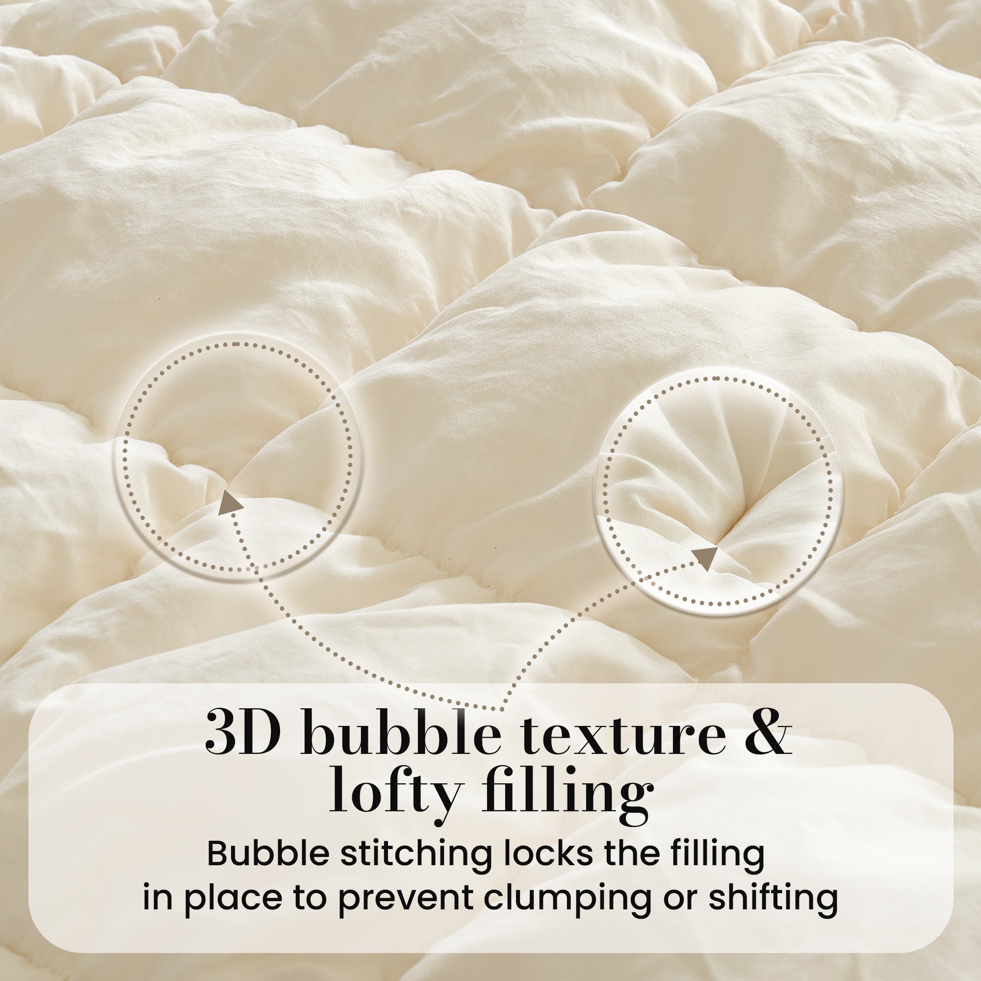 Cozy Bliss X Amélie Home Bubble Comforter Set
