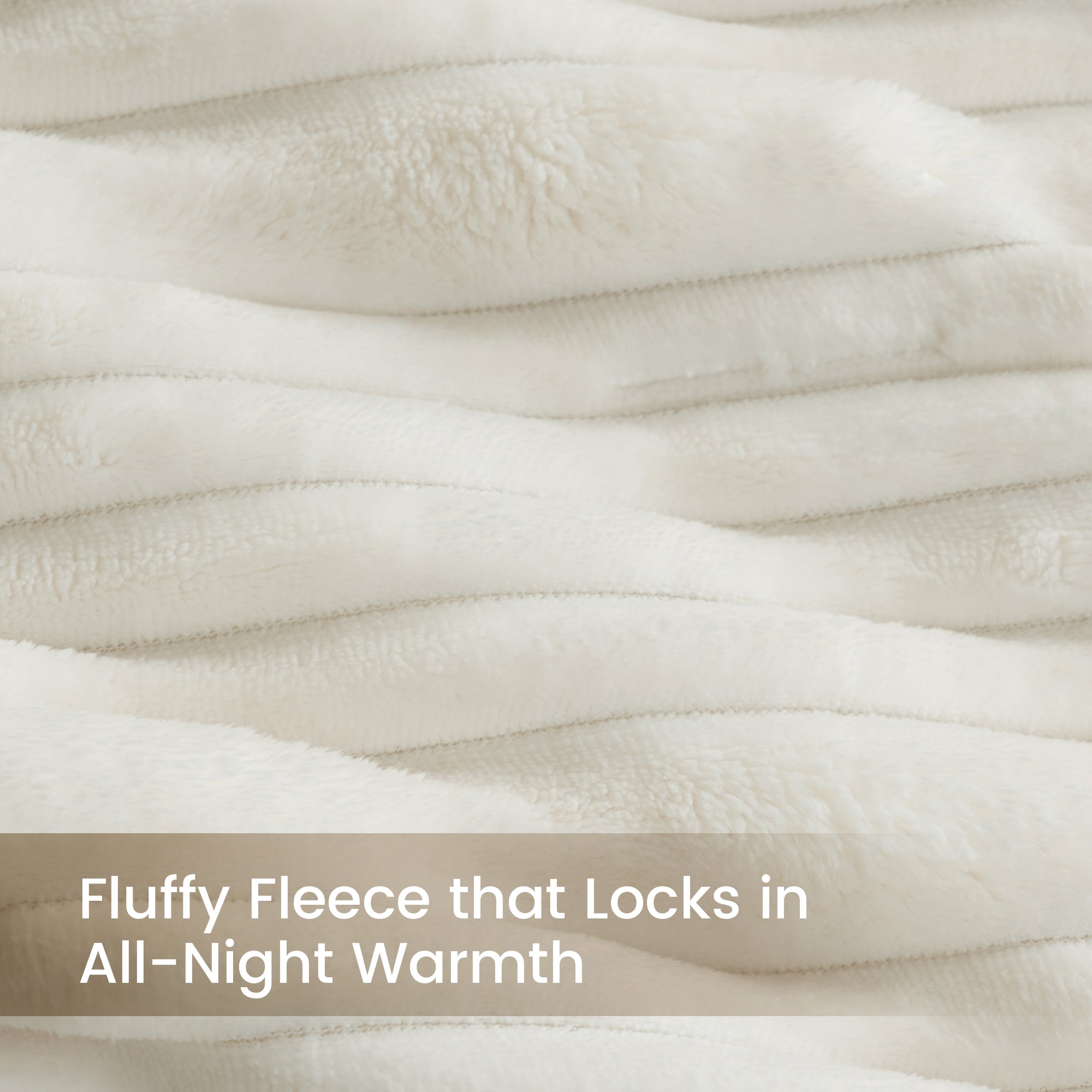 Winter Striped Flannel Fleece Comforter Set