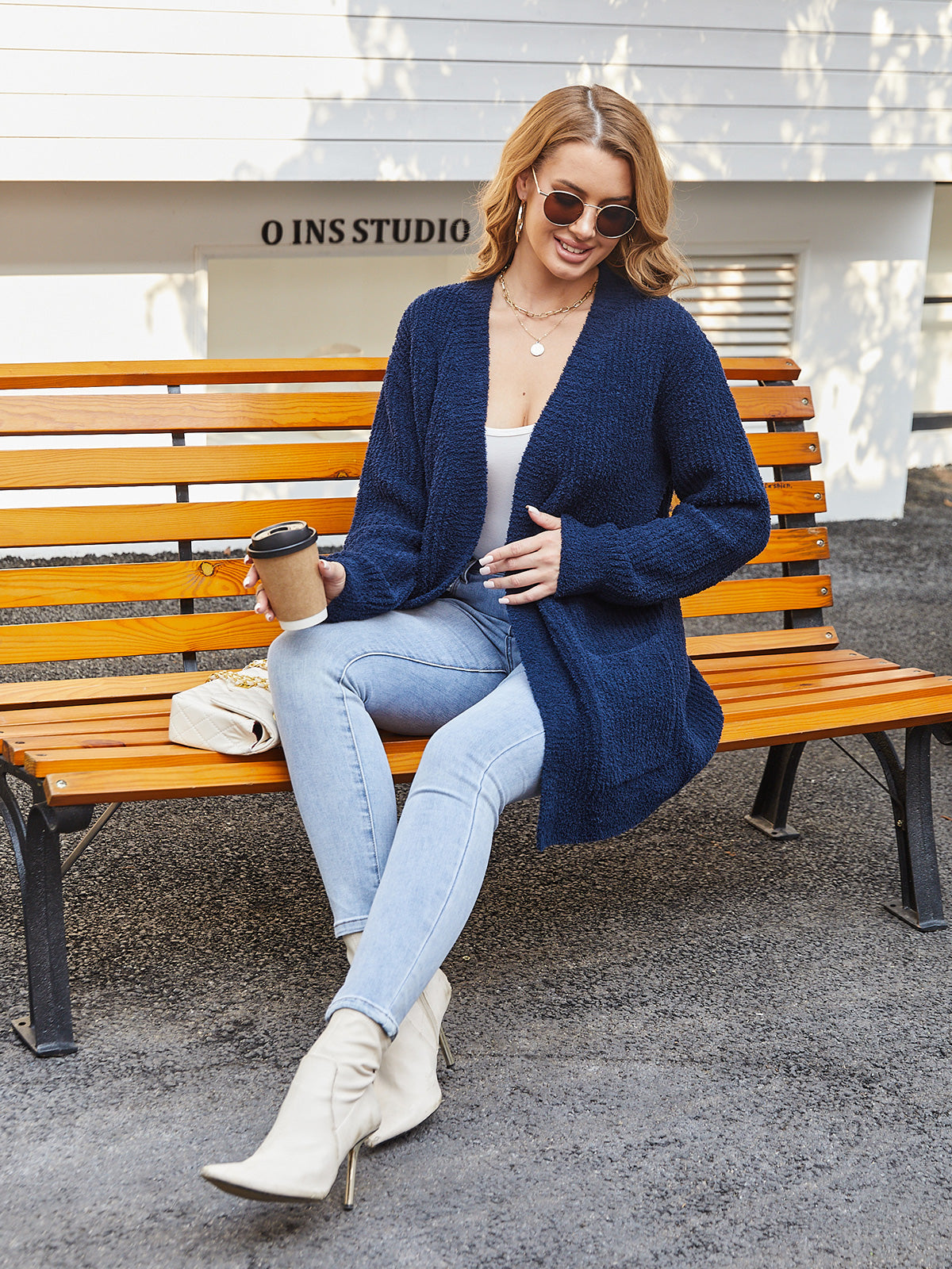 Cozy Bliss x SS Women Cardigan Sweaters with Pocket
