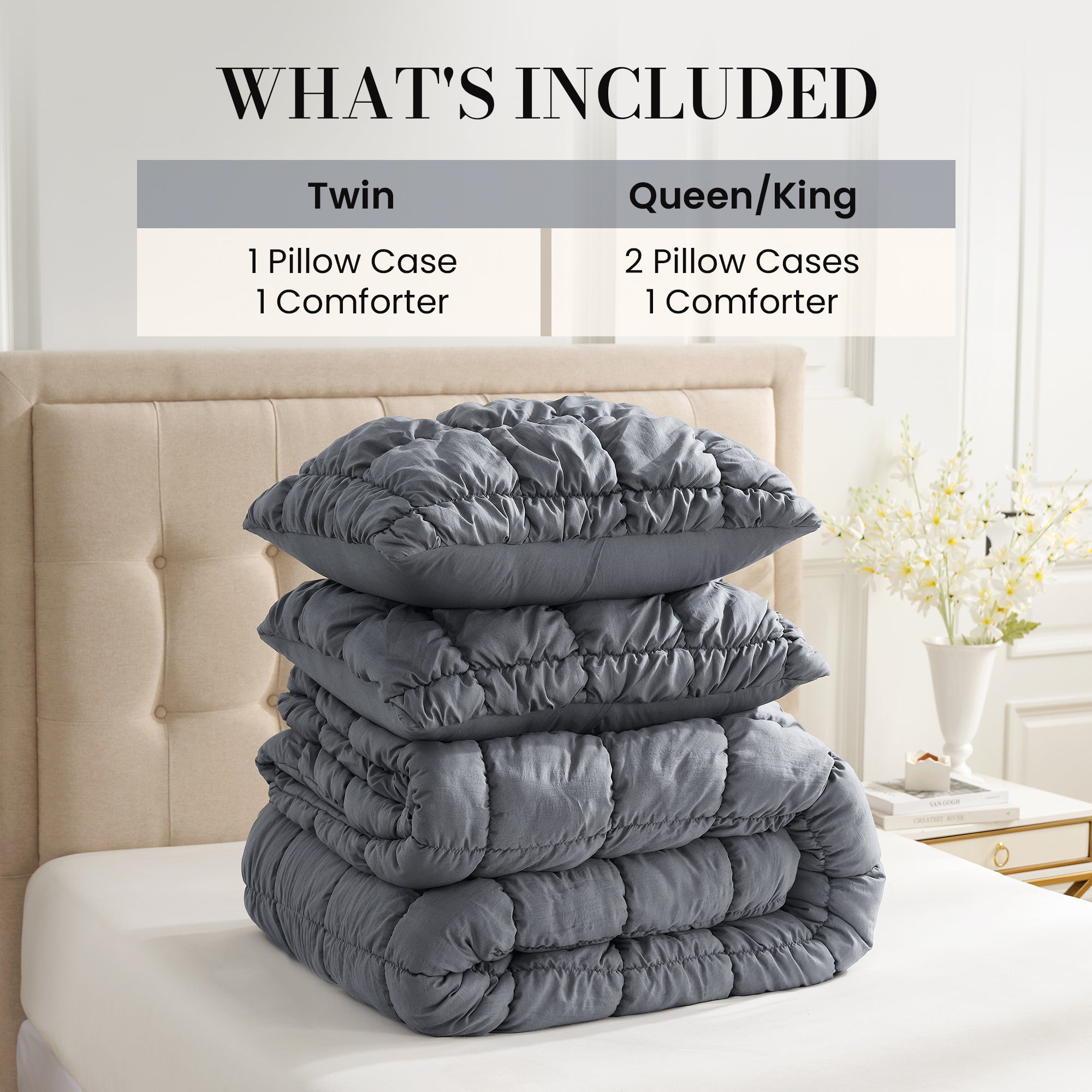 Cozy Bliss X Amélie Home Bubble Comforter Set