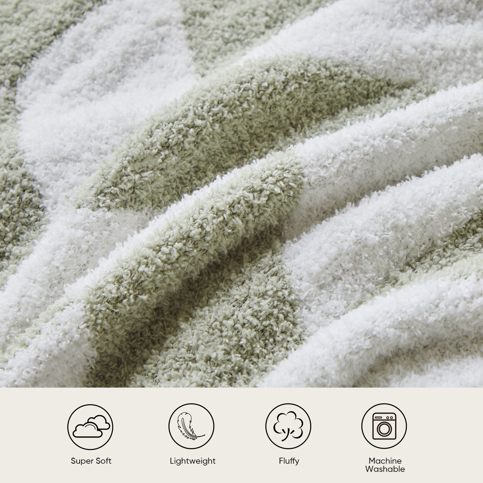 Chevron Feather Yarn Throw Blanket