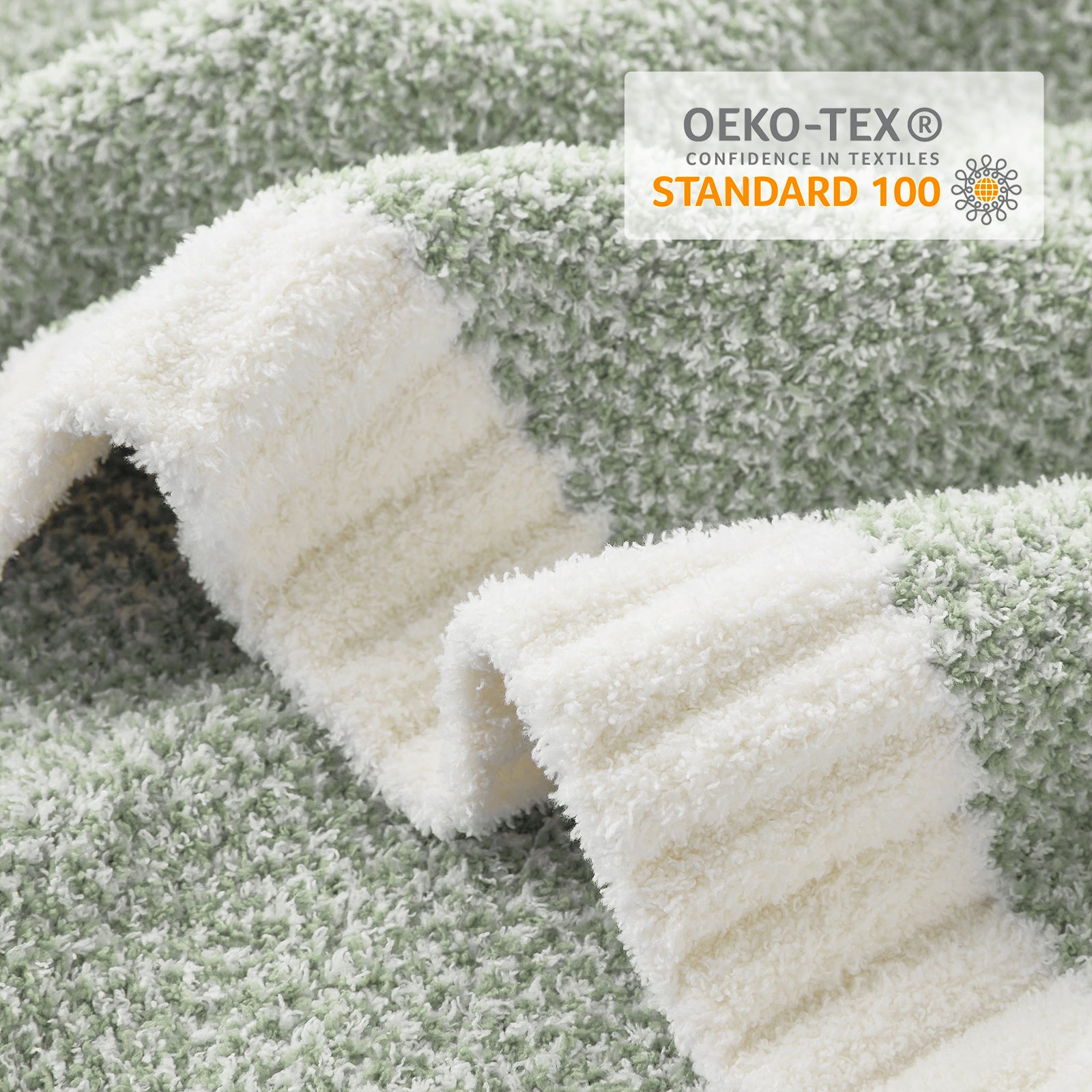 Heather Feather Yarn Throw Blanket