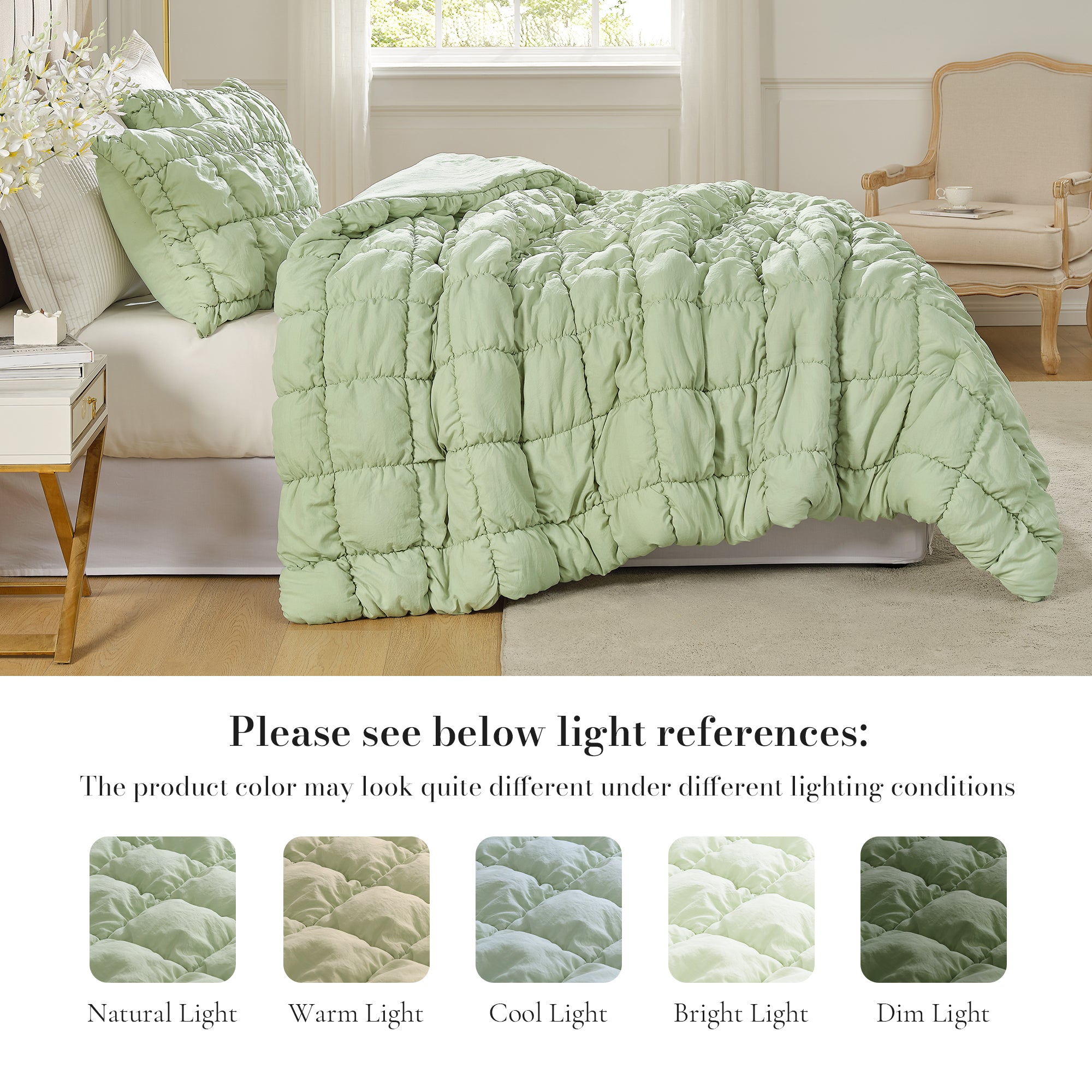 Cozy Bliss X Amélie Home Bubble Comforter Set