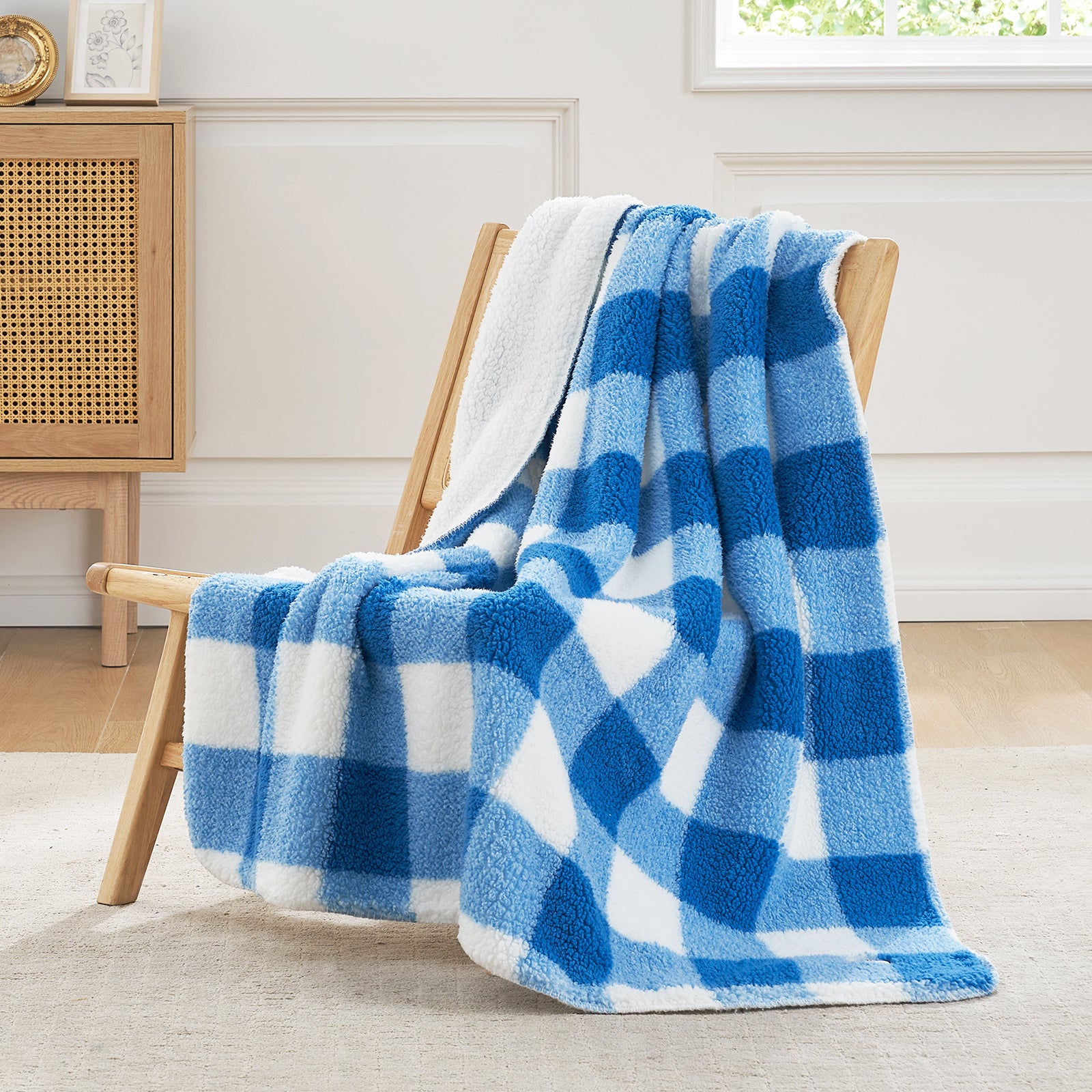  #color_Buffalo Plaid-light Blue