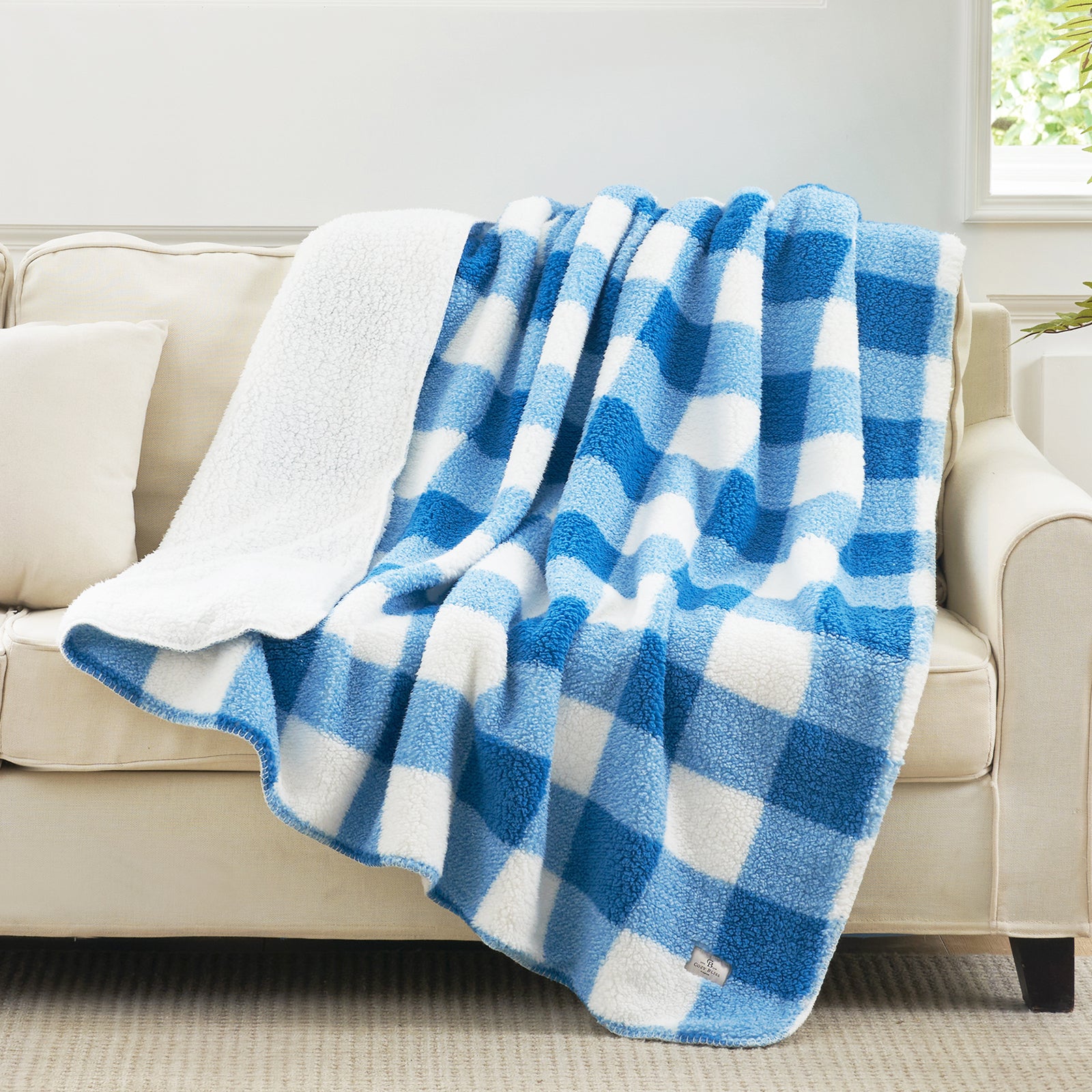  #color_Buffalo Plaid-light Blue