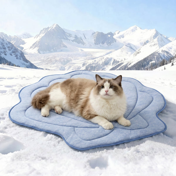 Shell Shape Cooling Mat for Pets Waterproof | Cozy Bliss