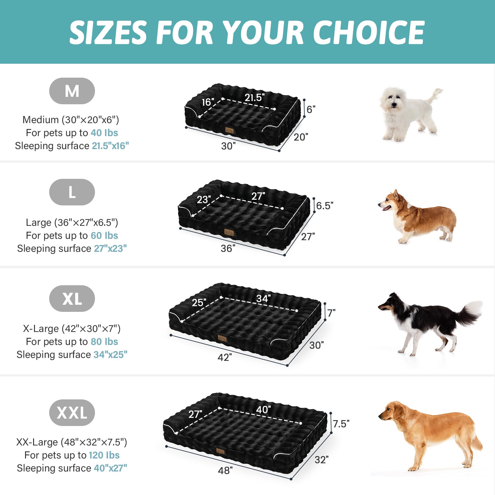 Cozy Bliss X CK U-Shaped Bubble Faux Fur Orthopedic Dog Bed