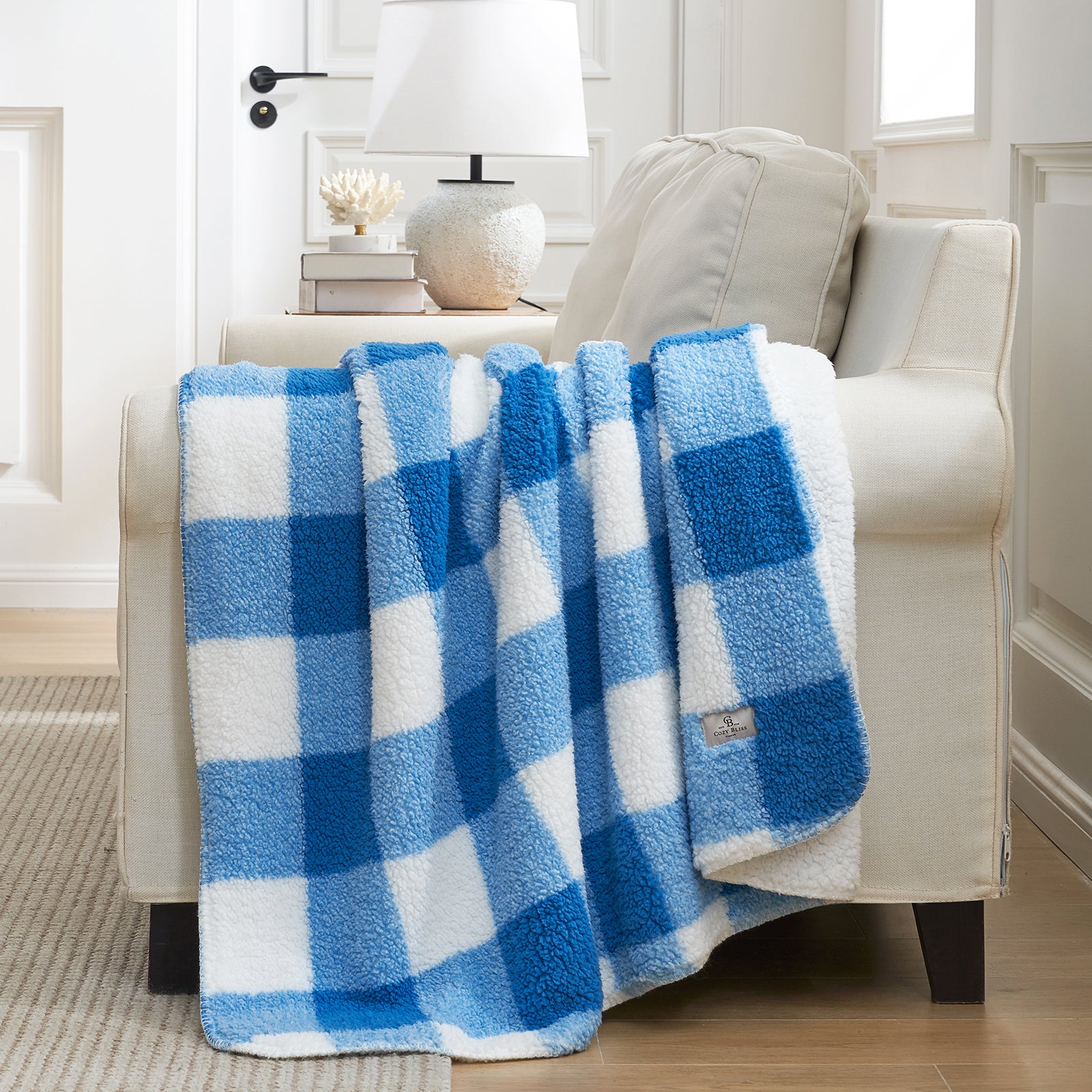  #color_Buffalo Plaid-light Blue