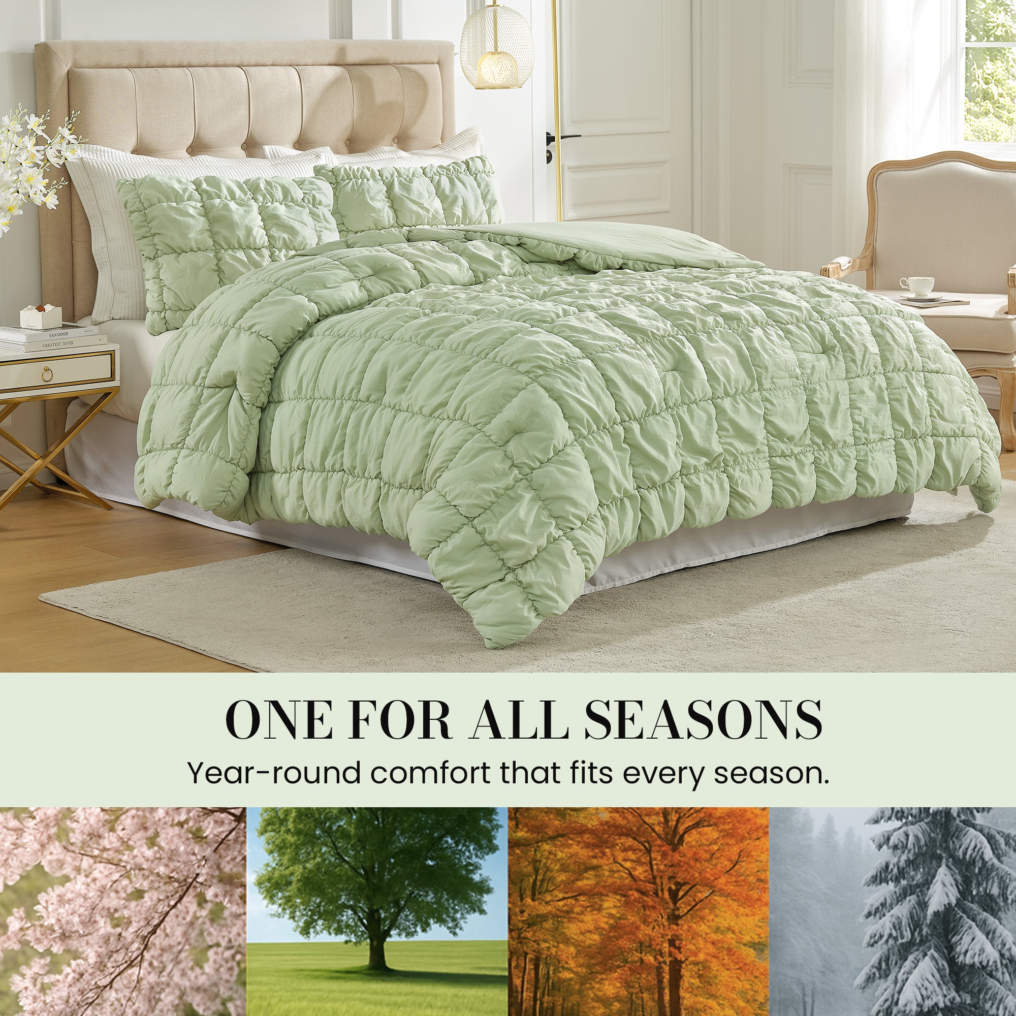 Cozy Bliss X Amélie Home Bubble Comforter Set