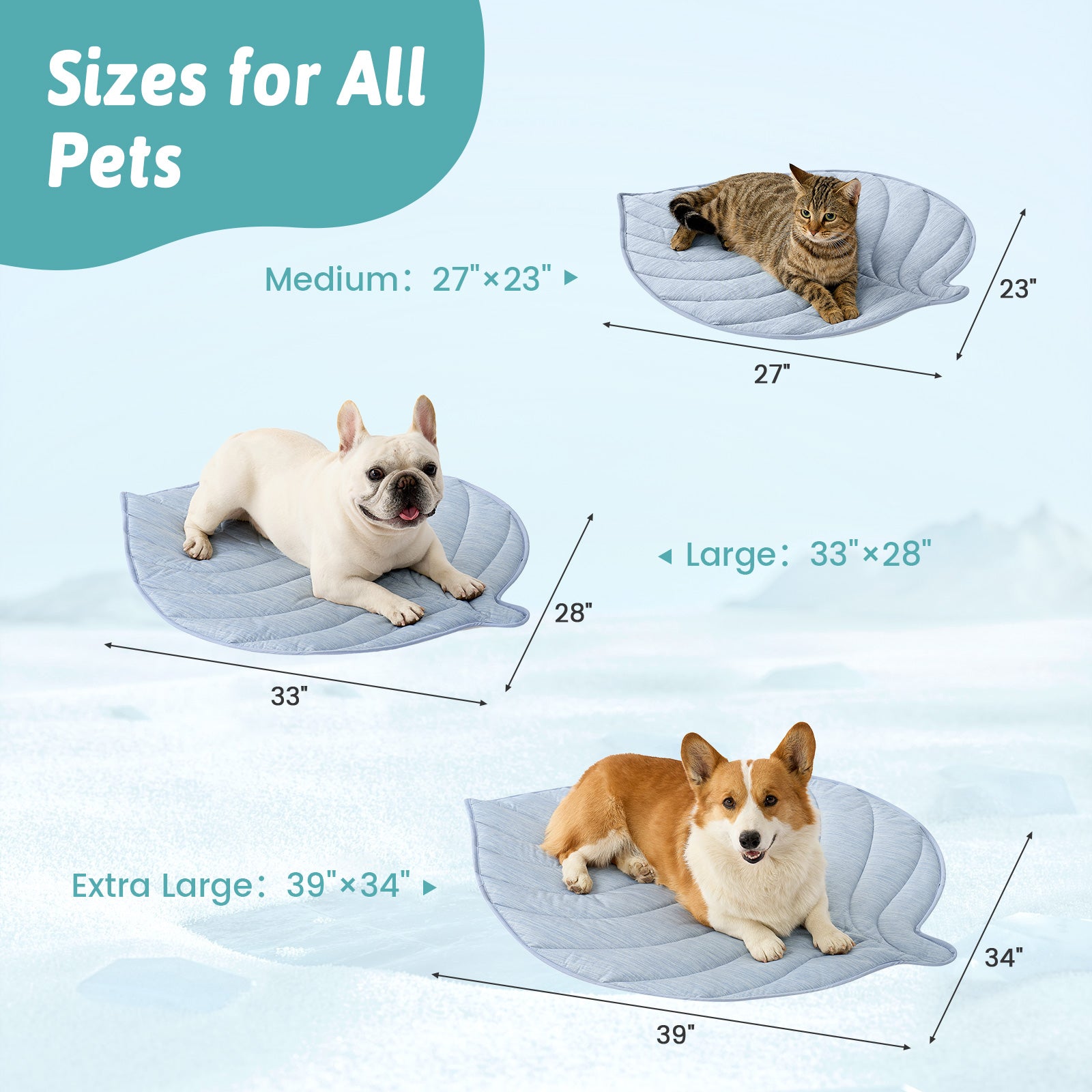 Cooling Pet Mat Waterproof Washable Dog Cat Pad | Cozy Bliss