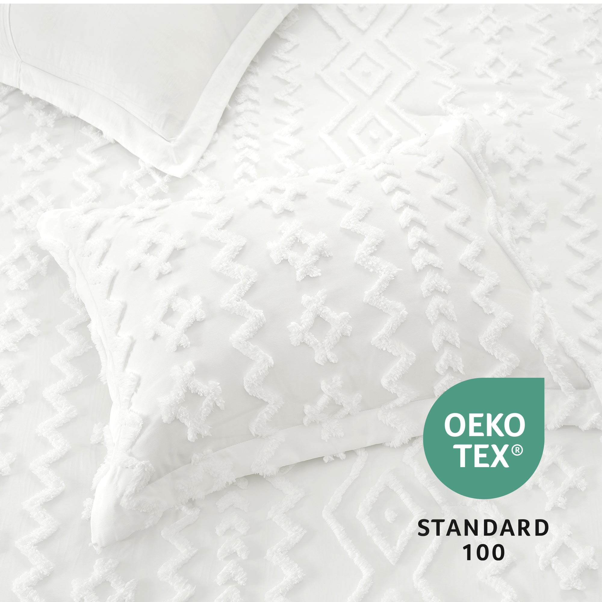 All-Season Faux Tufted Cable Comforter Set