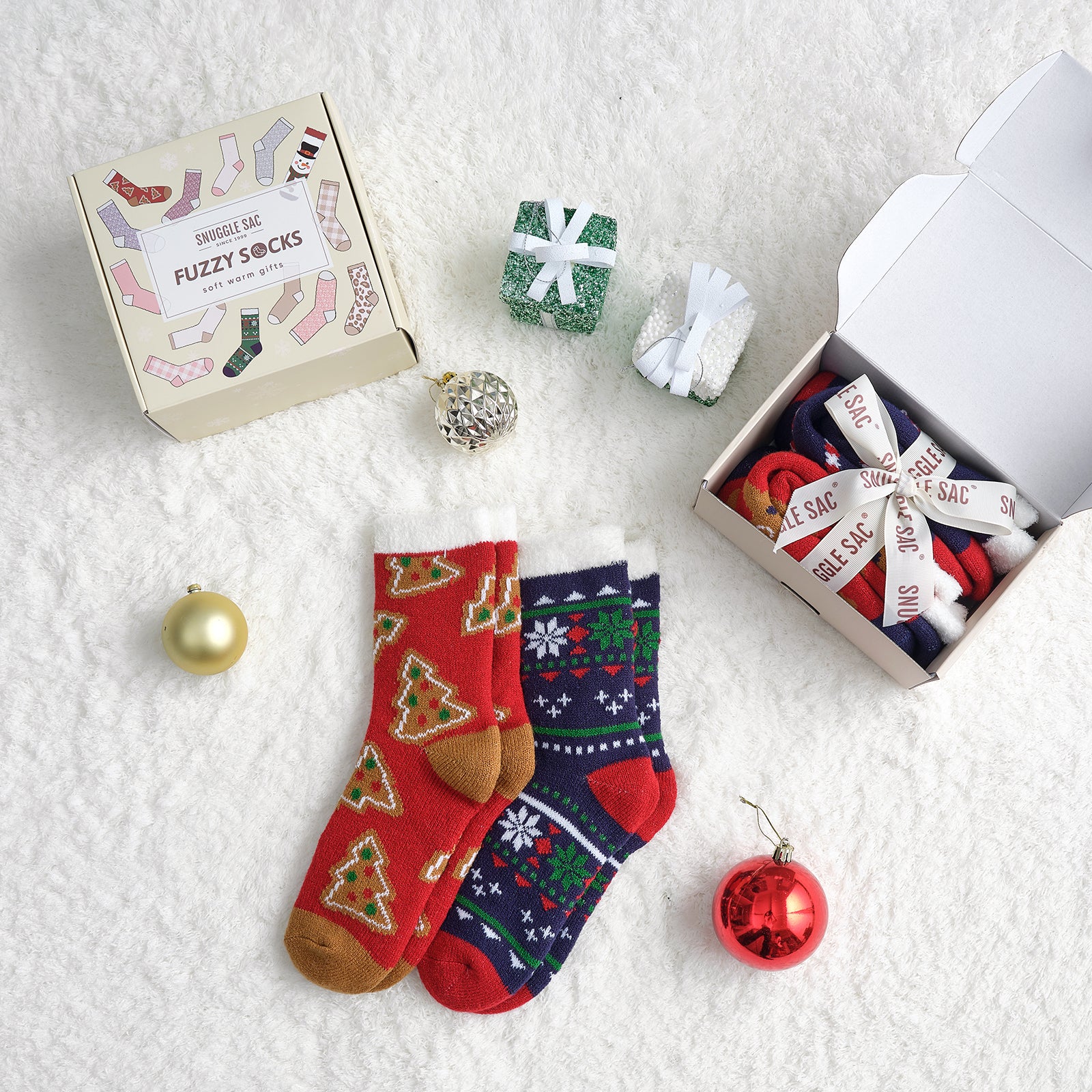 #Color_Navy Snowflake/Red Christmas Tree