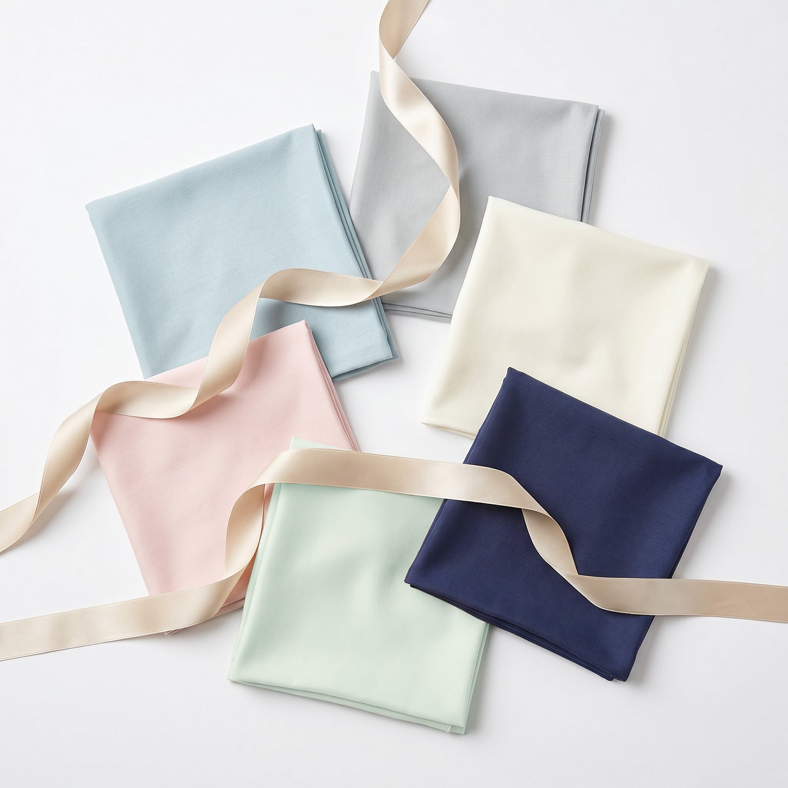 Multi-color choices for Cozy Bliss cooling pillowcases.