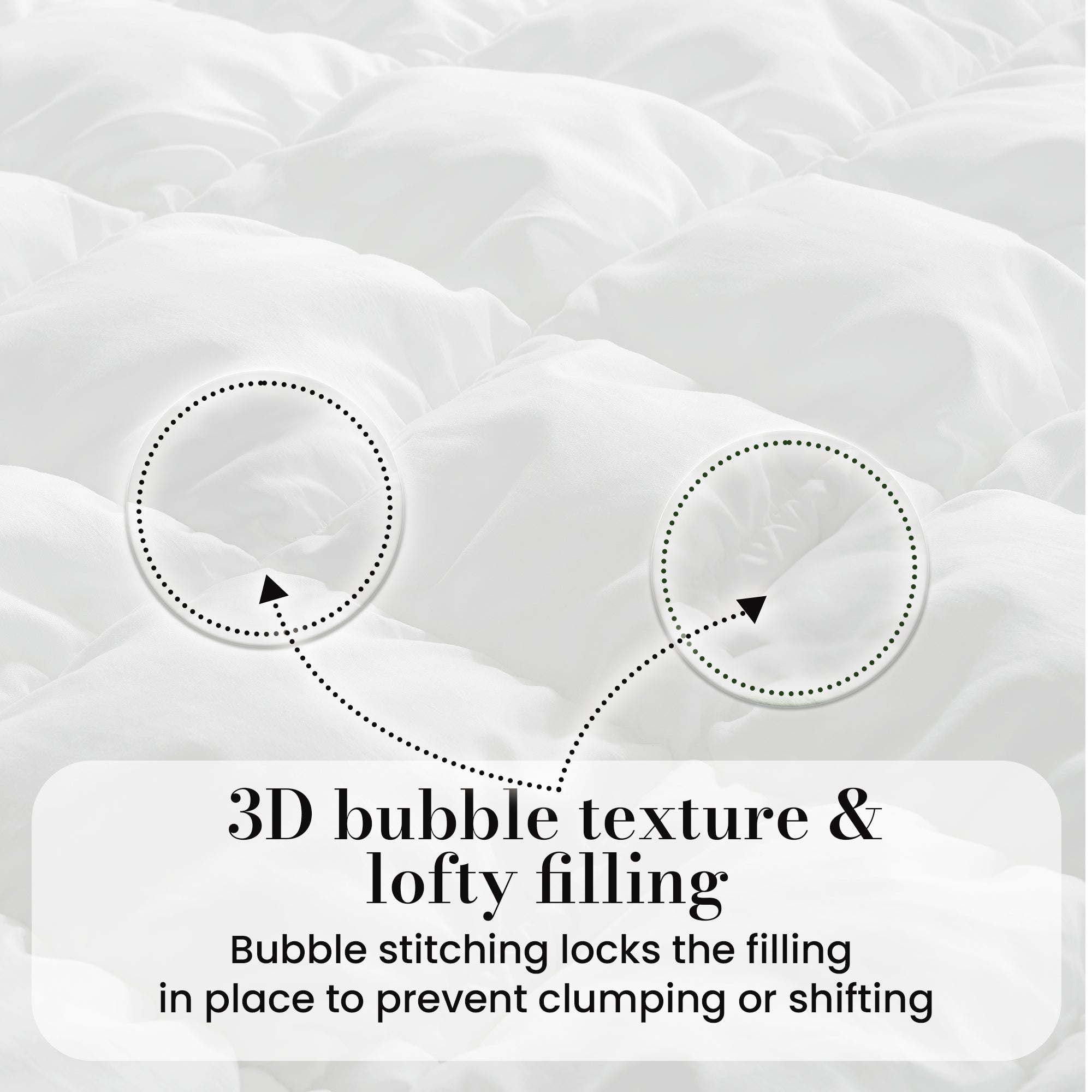 Cozy Bliss X Amélie Home Bubble Comforter Set