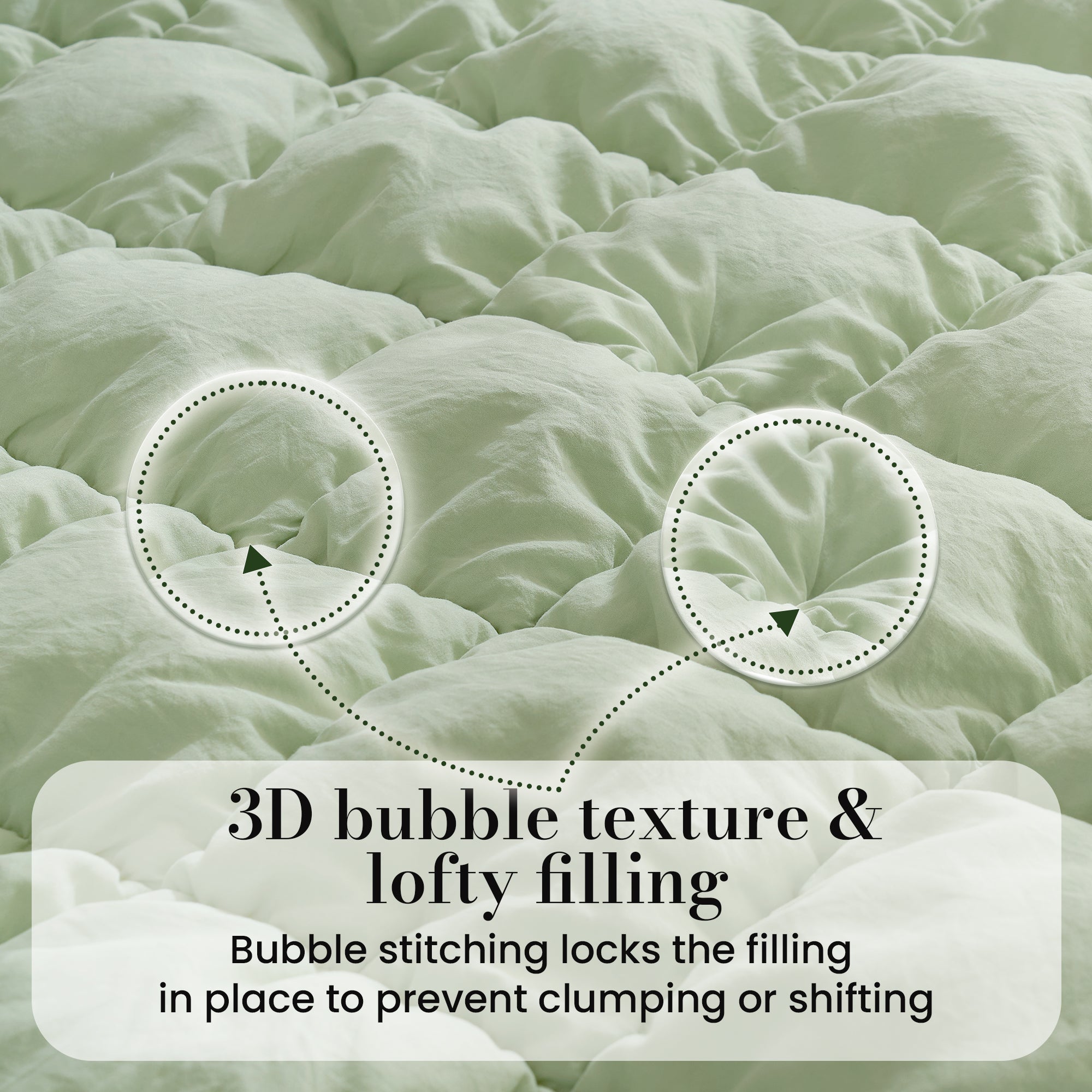 Cozy Bliss X Amélie Home Bubble Comforter Set