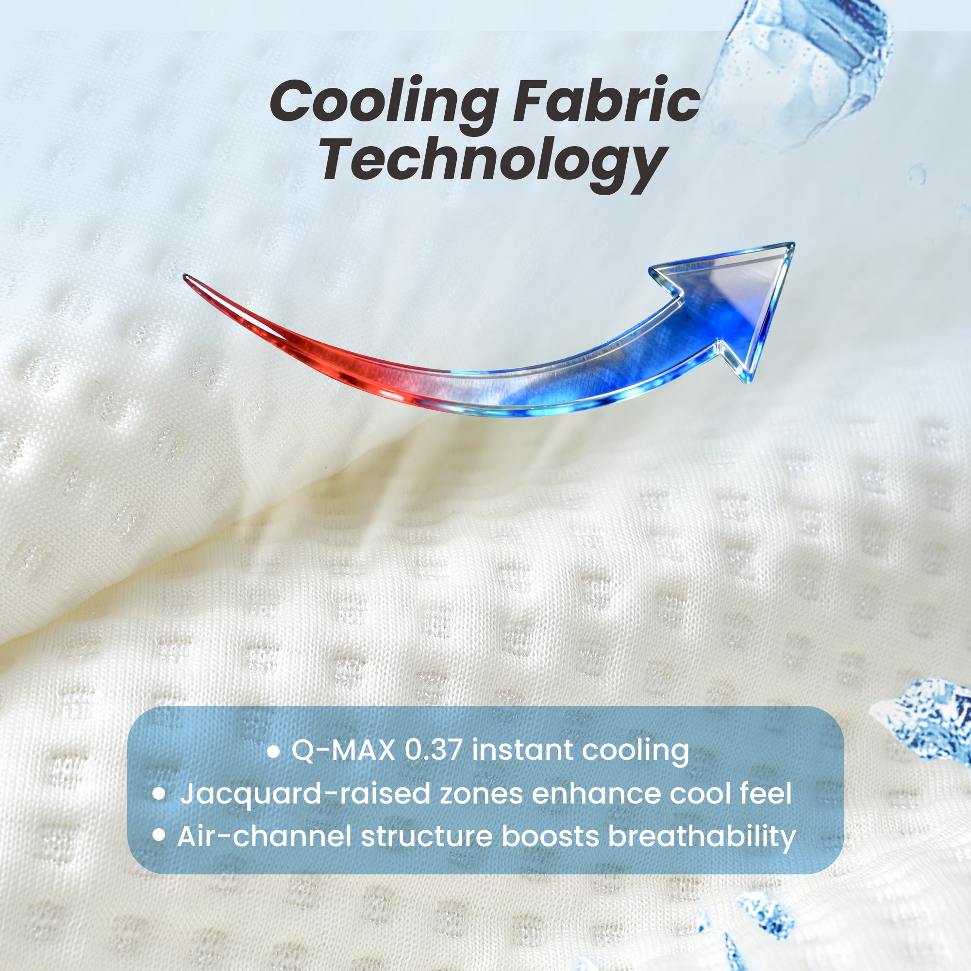 Cooling Waffle Knit Reading Pillow - Ivory