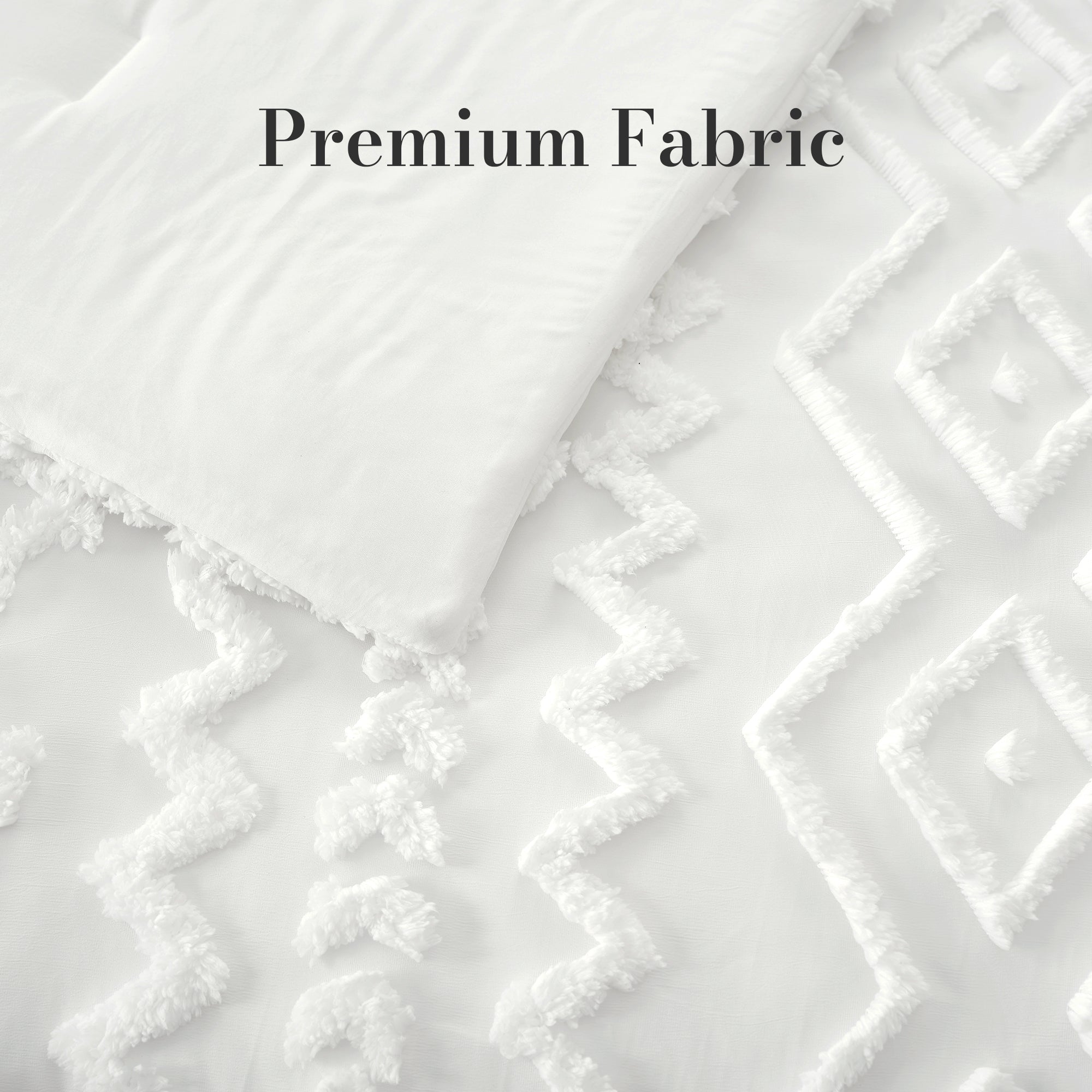 All-Season Faux Tufted Cable Comforter Set