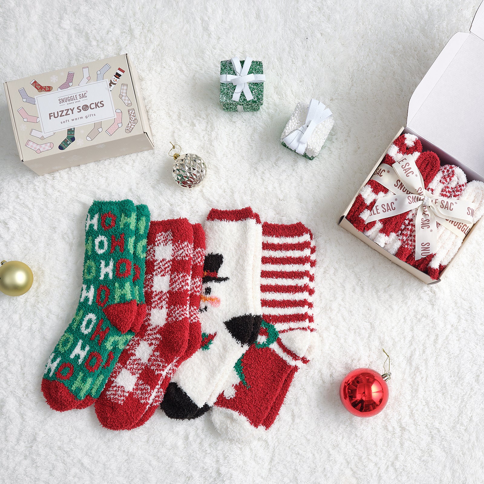 CozyBliss x SS Women Christmas Socks 4 pairs