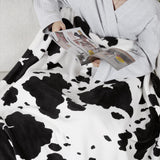 Cow Print Throw Blanket