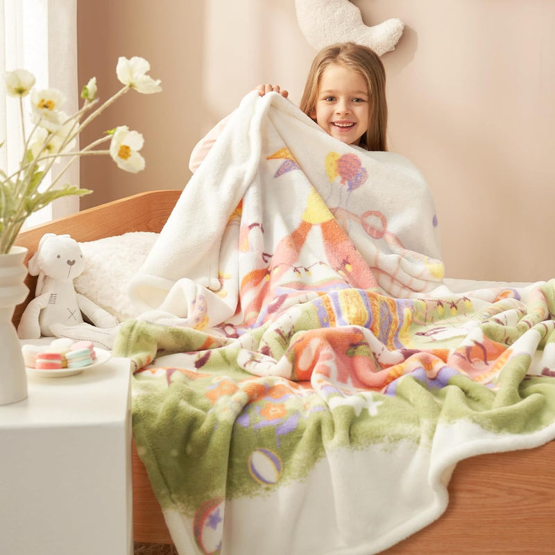 MilkyPlush™ Fleece Reversible Soft Bed Blanket