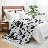 Cow Print Throw Blanket