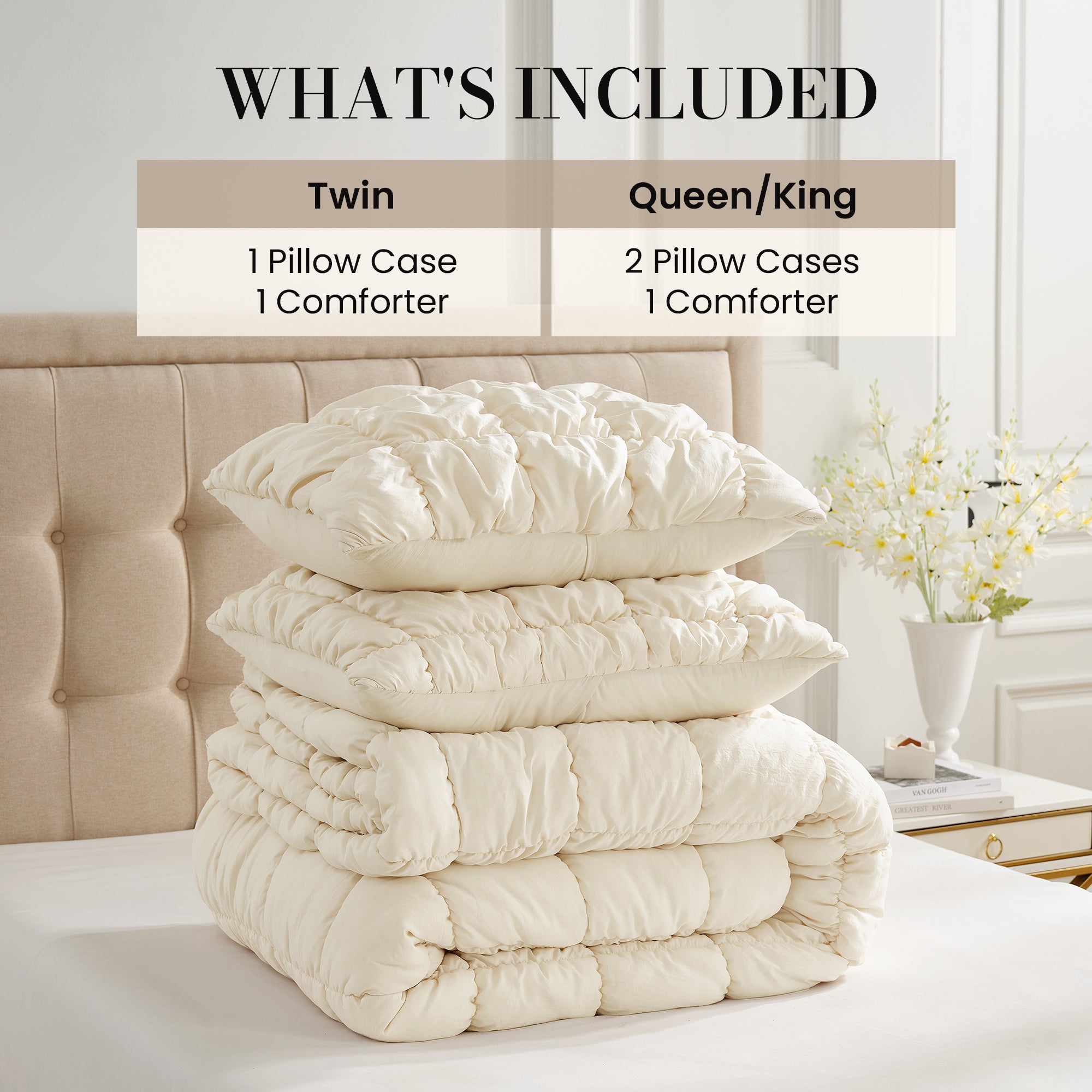 Cozy Bliss X Amélie Home Bubble Comforter Set