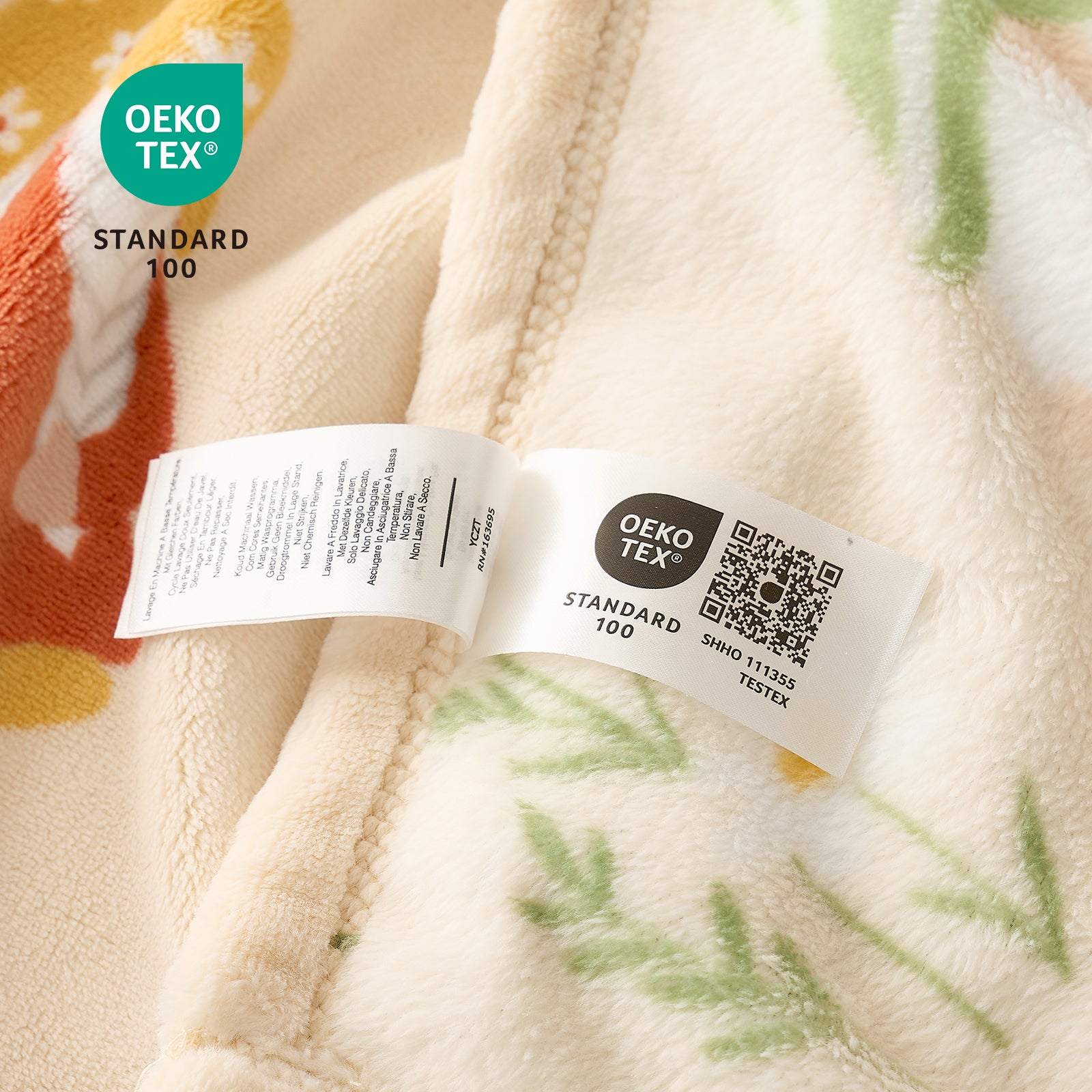 Spring Gnomes MilkyPlush Throw Blanket - Beige