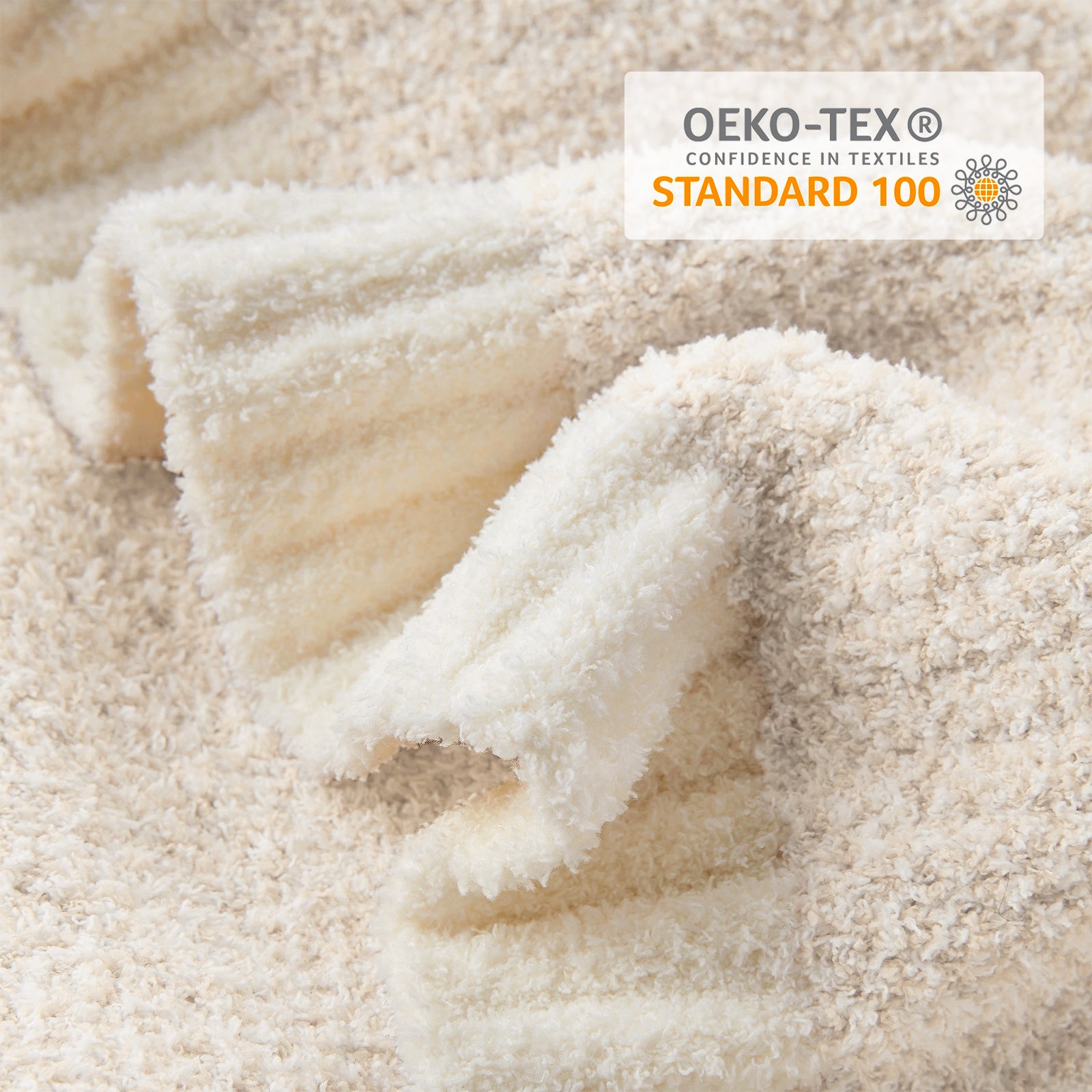 Cozy Bliss x SS Heather Feather Yarn Throw Blanket