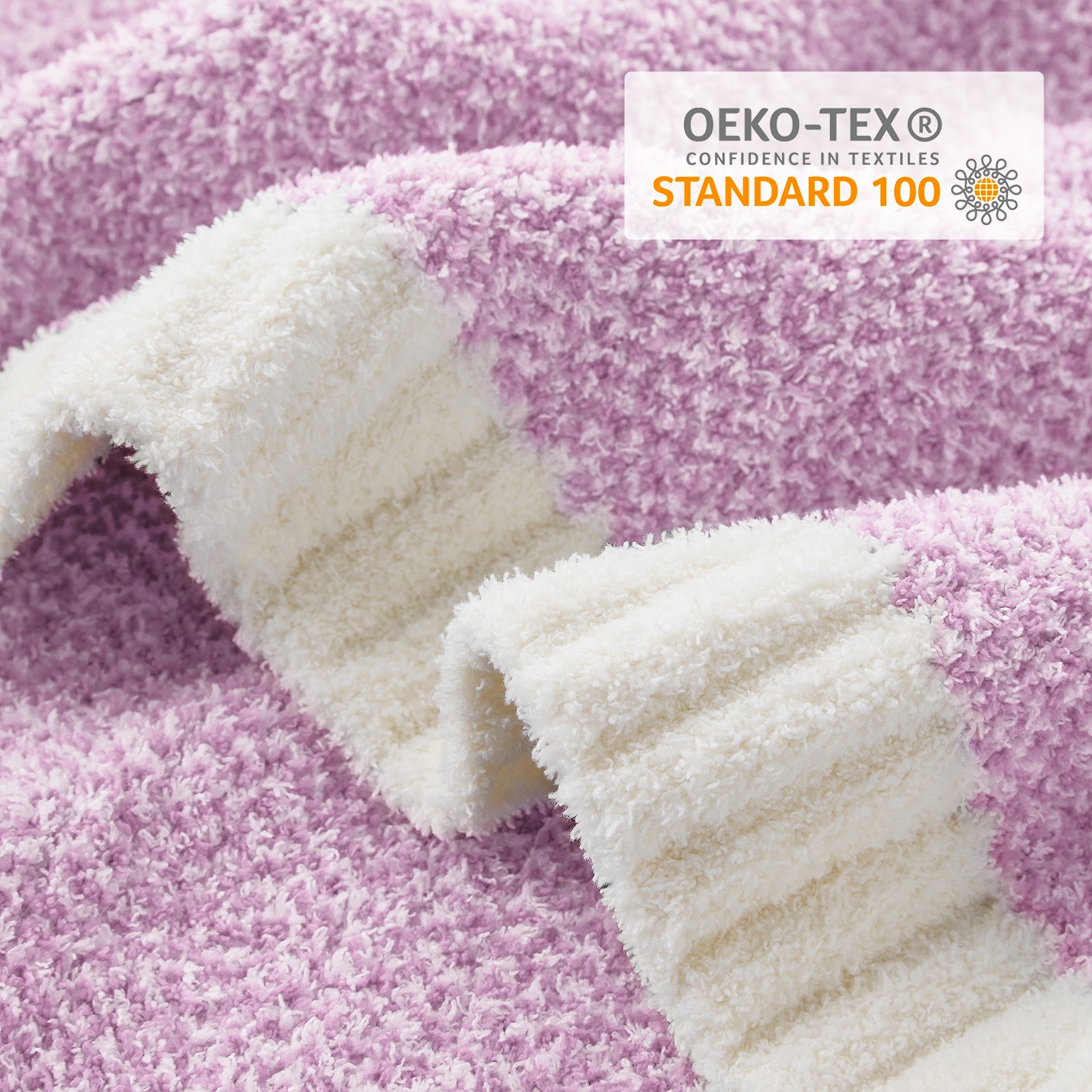 Cozy Bliss x SS Heather Feather Yarn Throw Blanket