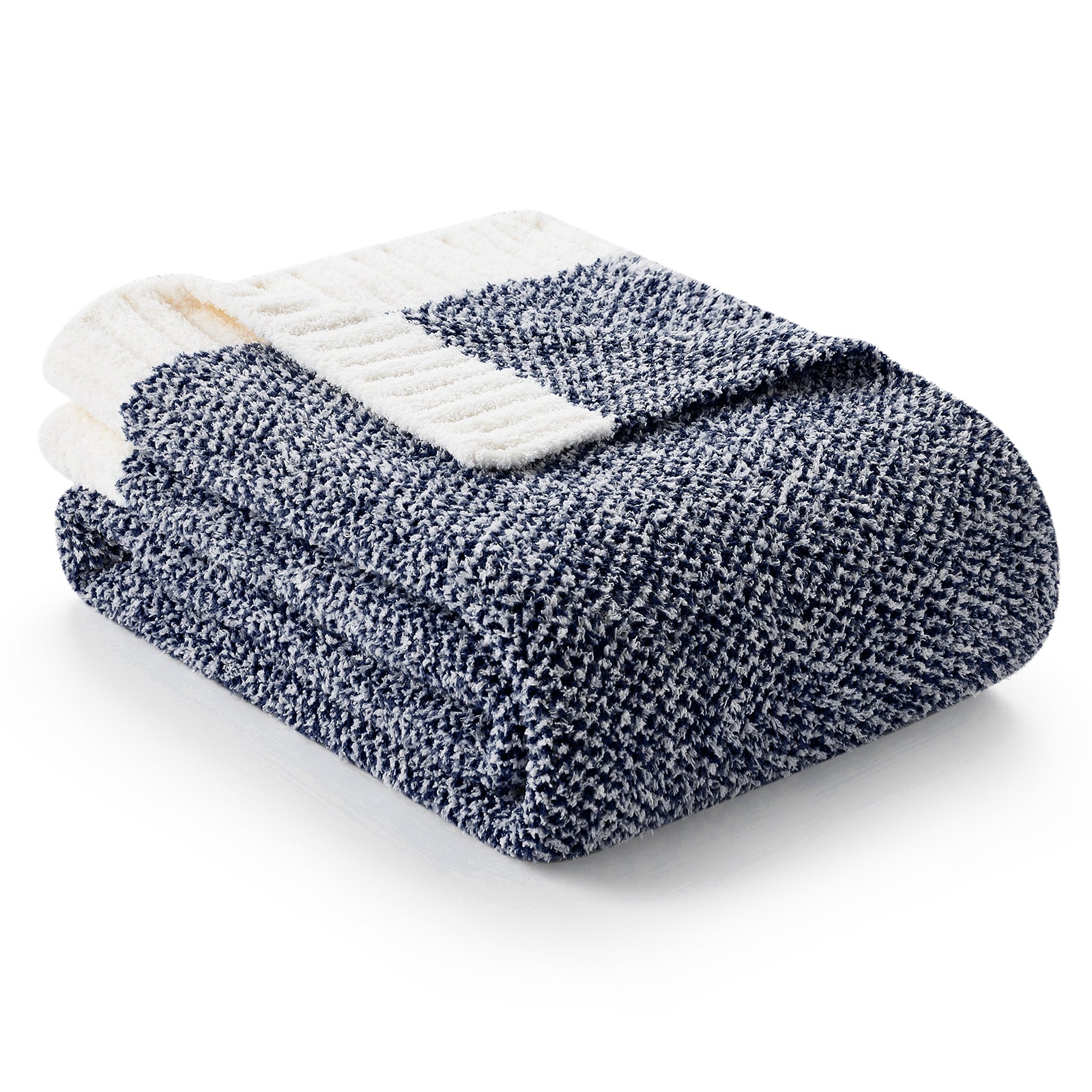 Cozy Bliss x SS Heather Feather Yarn Throw Blanket